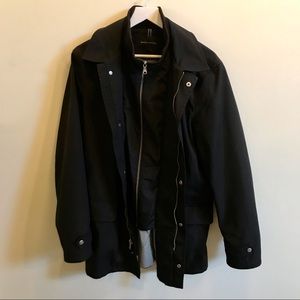 Black Banana Republic Raincoat